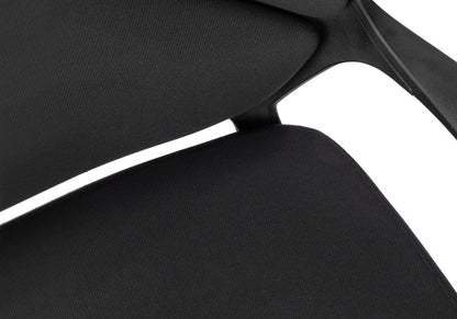 Gray Fabric Tufted Seat Swivel Adjustable Executive Chair Fabric Back Plastic Frame