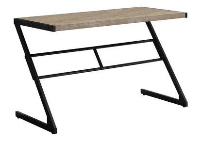 48" White and Silver Computer Desk
