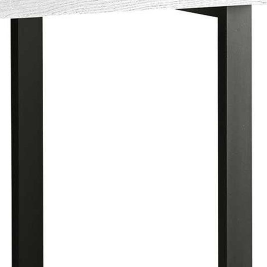 24" Taupe and Black Computer Desk With Three Drawers