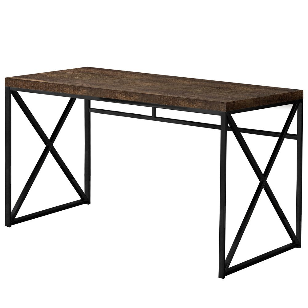 47" Brown and Black Computer Desk
