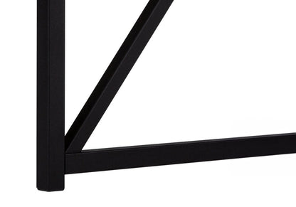 47" Taupe and Black Computer Desk