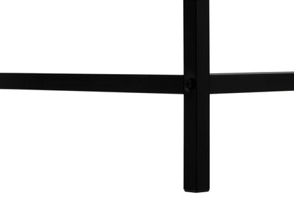 55" Brown and Black Computer Desk With Three Drawers