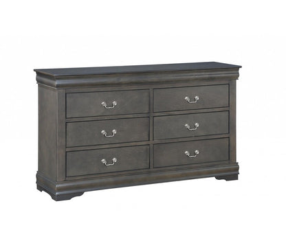 73" Off White Solid Wood Nine Drawer Double Dresser