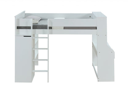 Wood Twin Loft Bed With No
