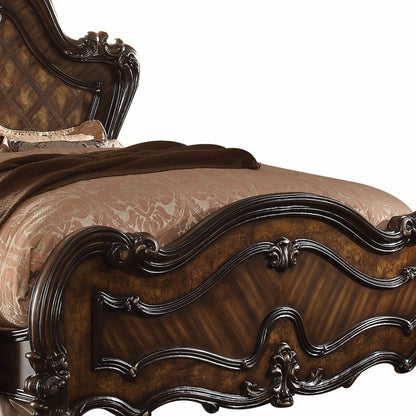Dark Brown Queen Bed Frame