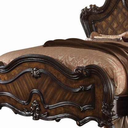 Dark Brown Queen Bed Frame
