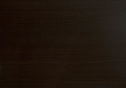 24" Dark Brown and Gold Computer Desk With Two Drawers