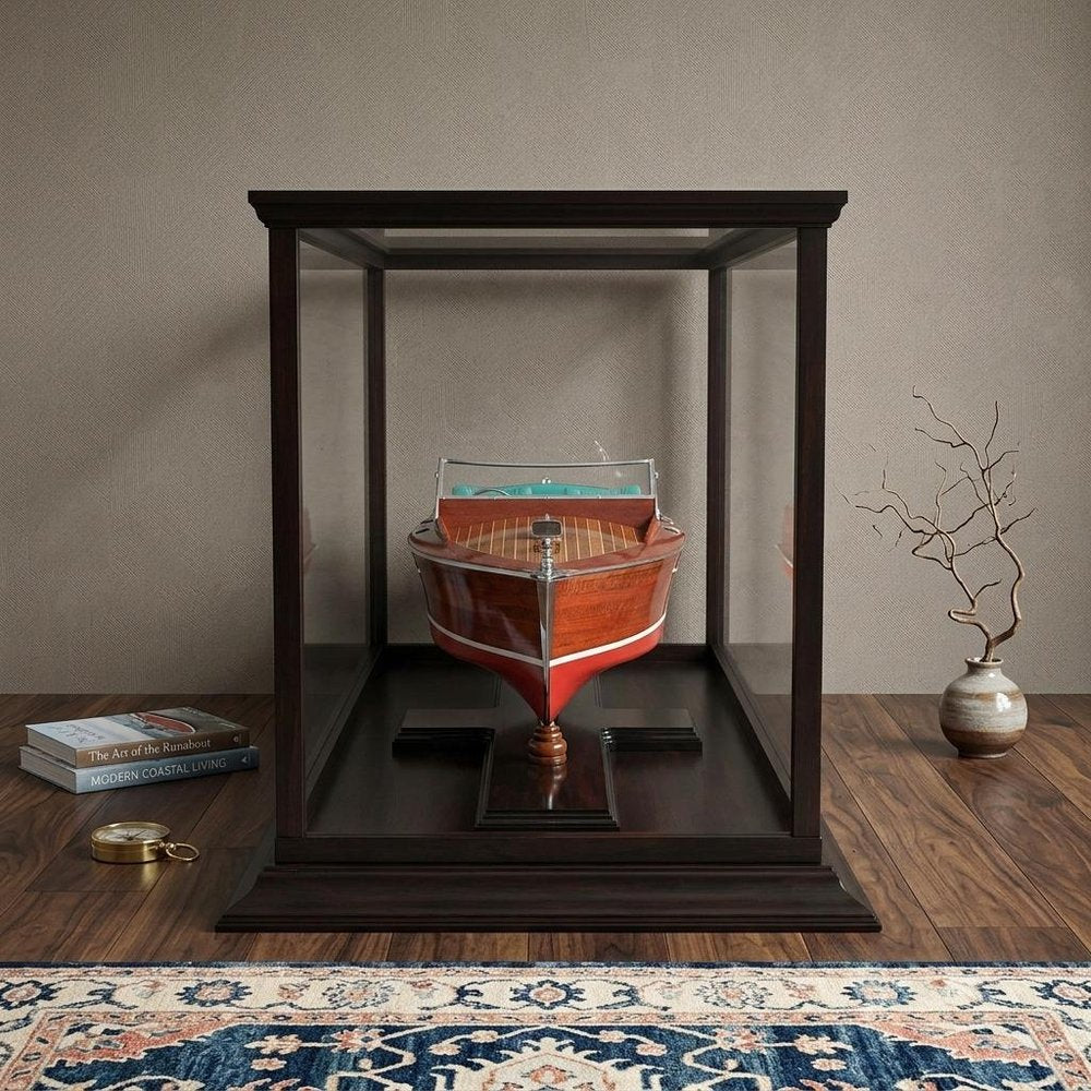 14" X 37.5" X 15" Display Case For Speed Boat