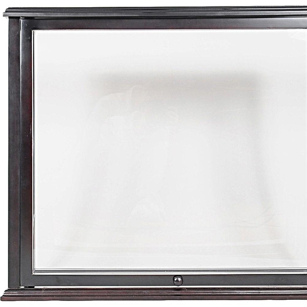 14" Black Glass Standard Display Stand
