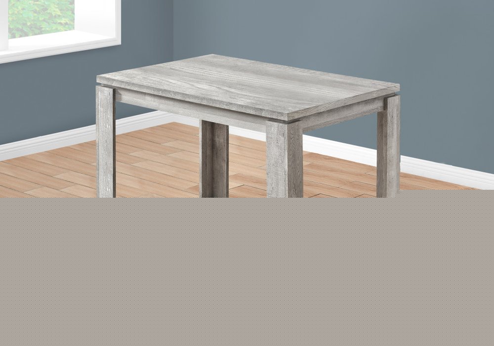 47" Gray Dining Table
