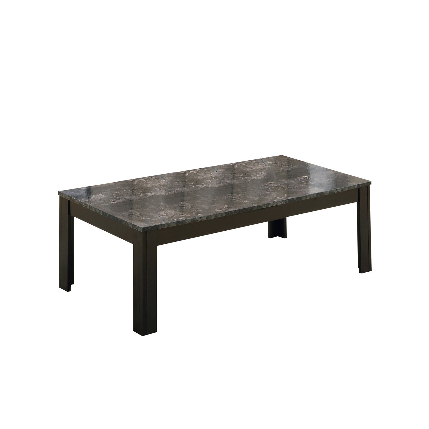 Set of Three 44" Black Coffee Table