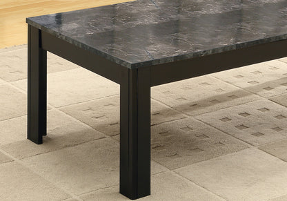 Set of Three 44" Black Coffee Table