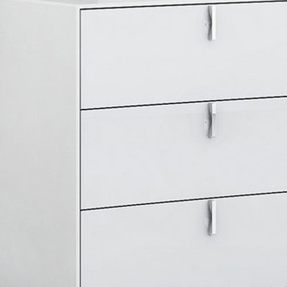 62" White Wood Six Drawer