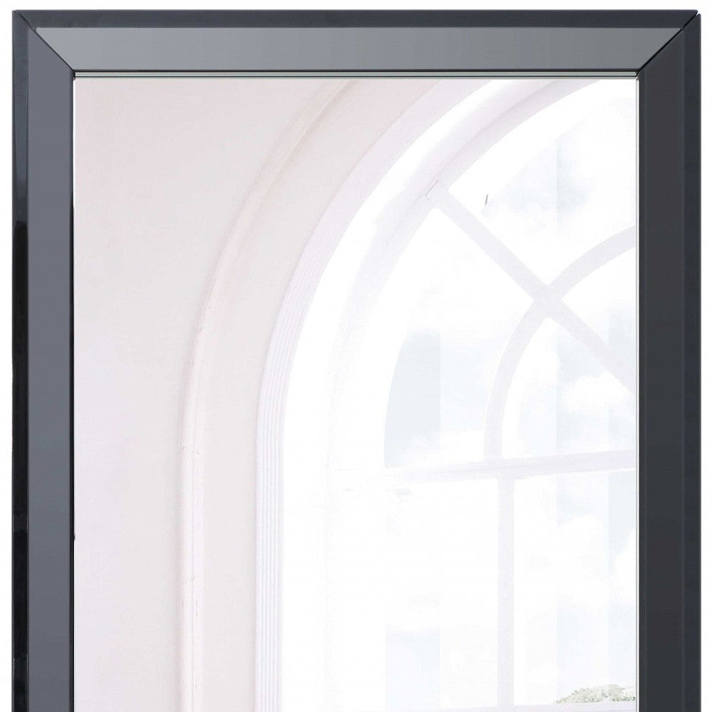 Black Rectangle Accent Mirror