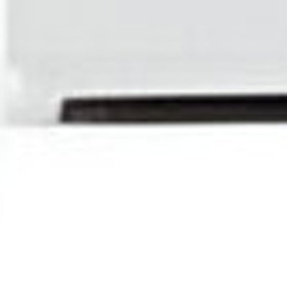 20" White Wood Two Drawer Nightstand