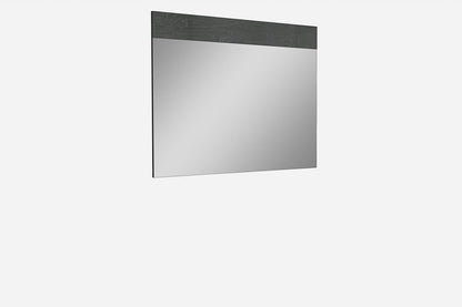 48" Gray Wood Framed Accent Mirror