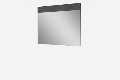 48" Gray Wood Framed Accent Mirror