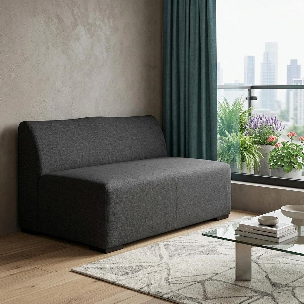 51" Charcoal Loveseat