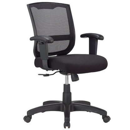 Black Adjustable Swivel Mesh Rolling Office Chair