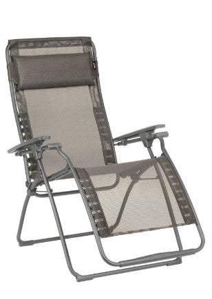 28" Graphite Metal Outdoor Zero Gravity Chair