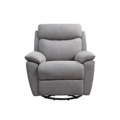 35" Blue Fabric Power Recliner with USB