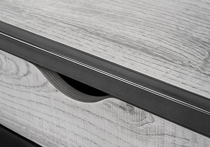 42" Gray and Dark Gray Computer Desk