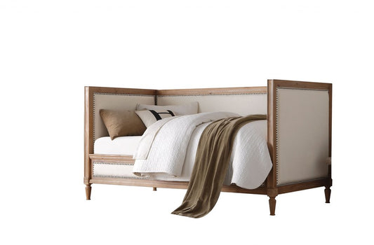 Cream Bed Frame