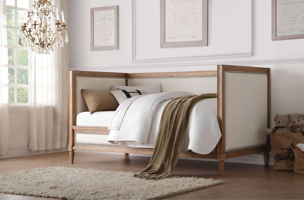 Cream Bed Frame