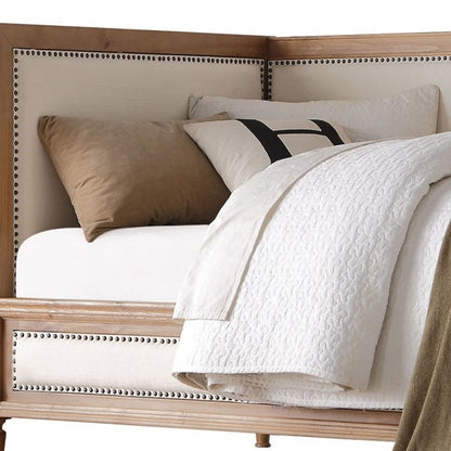 Cream Bed Frame