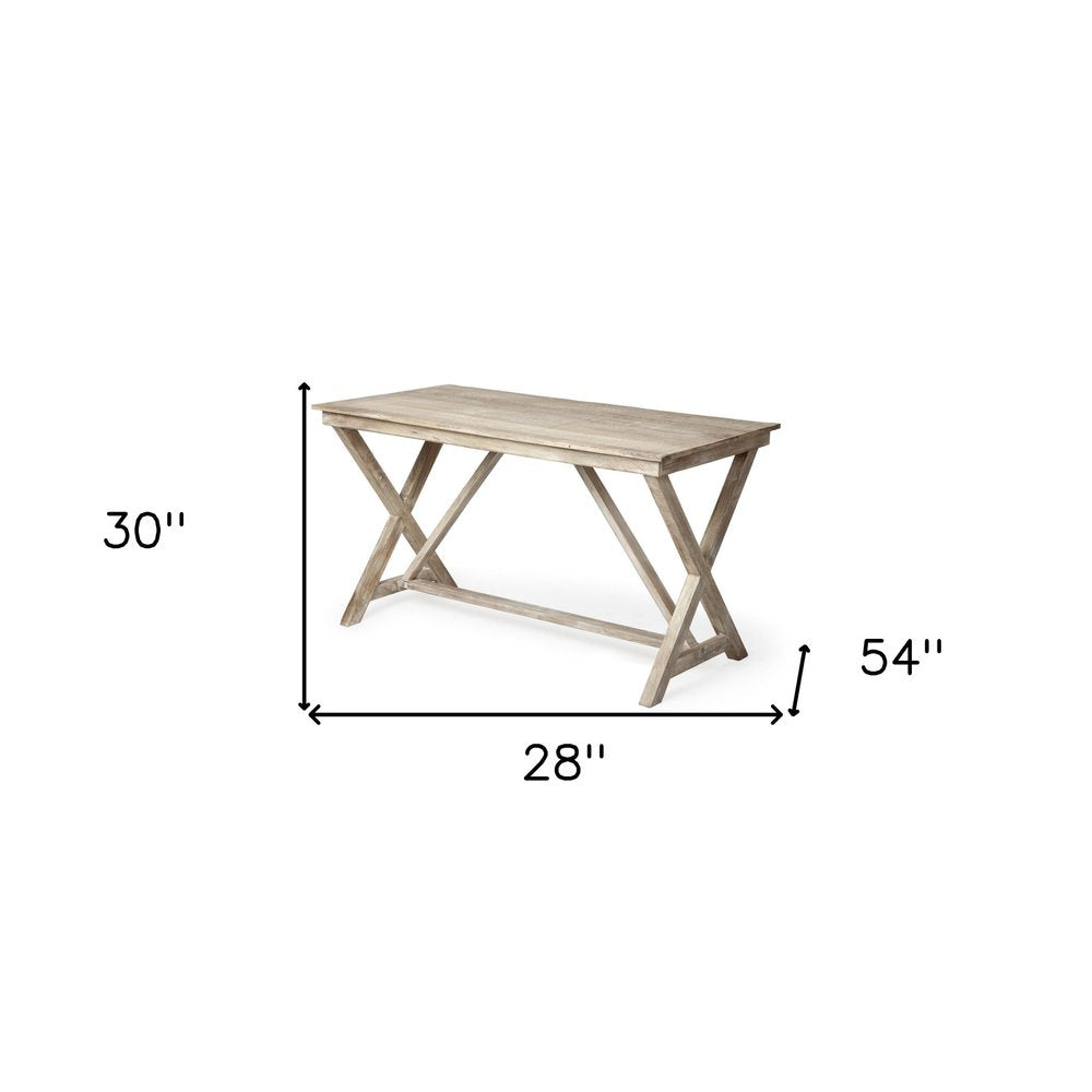 28" Brown Writing Desk