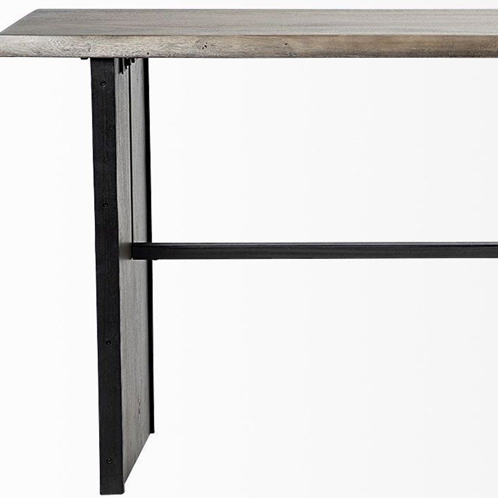 70" Brown Solid Wood Solid Console Table