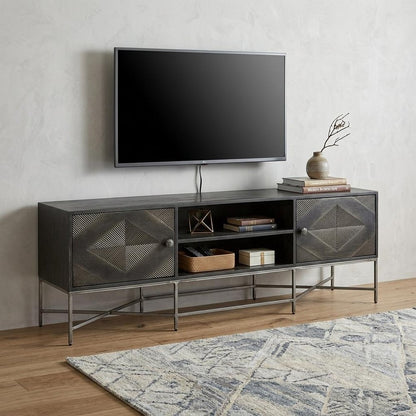16" Dark Brown Solid Wood Console Table