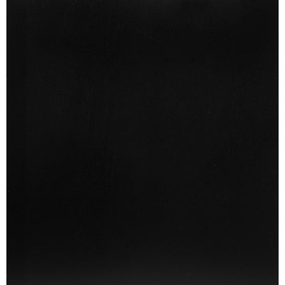 Black Solid Wood Queen Bed Frame With Eight Drawers