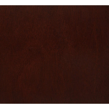 Merlot Solid Wood Queen Bed Frame With Eight Drawers