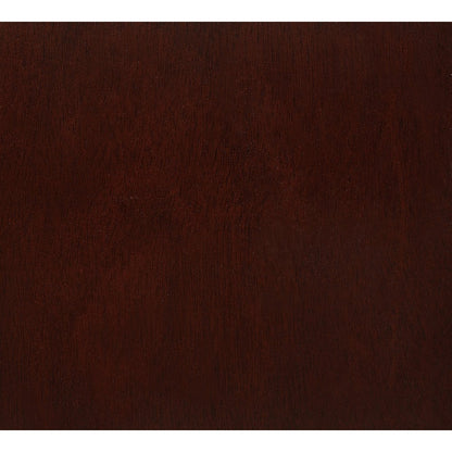 Merlot Solid Wood Queen Bed Frame With Eight Drawers