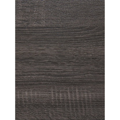 63" Clear Gray and White Glass And Metal Double Pedestal Base Dining Table