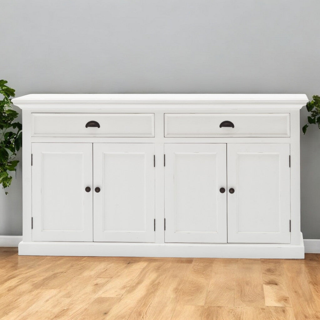 Modern Farmhouse White Buffet Server