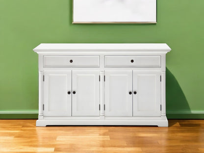 Modern Farm White Two Door Buffet Server