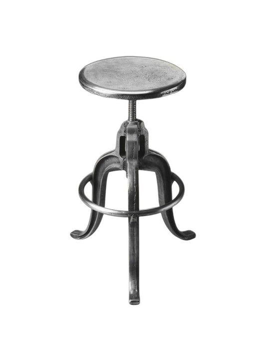 Iron Backless Swivel Bar Chair