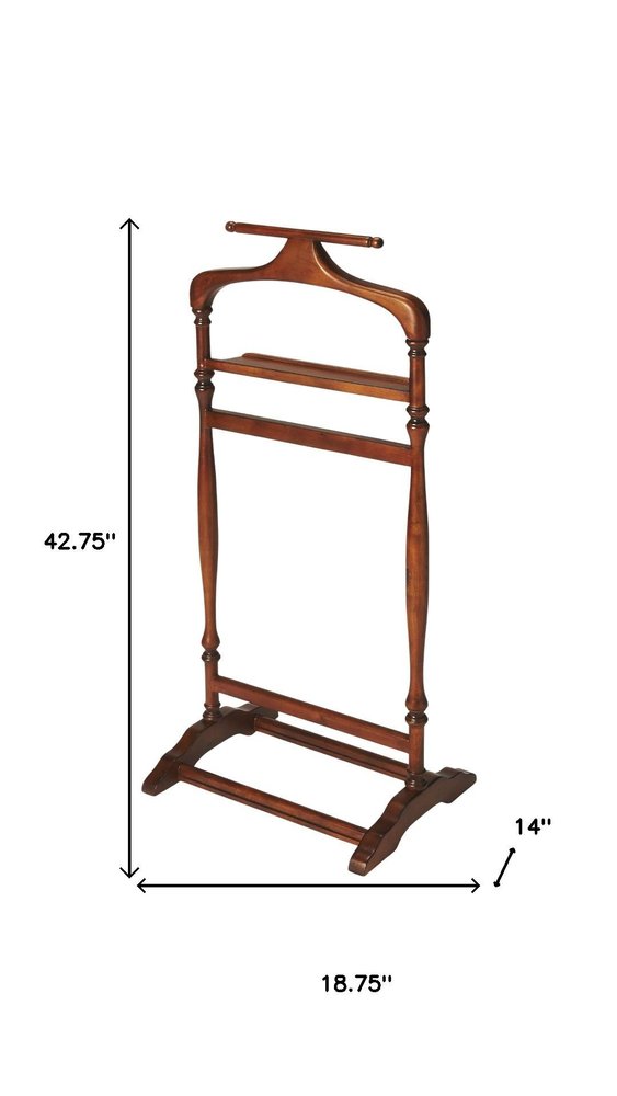 Judson Olive Ash Burl Valet Stand