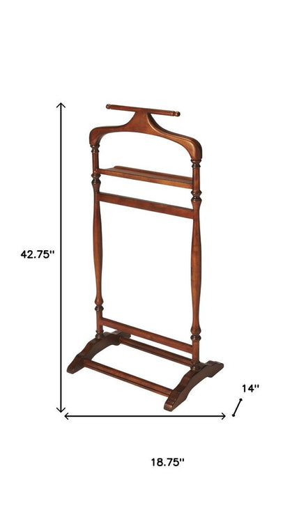 Judson Olive Ash Burl Valet Stand