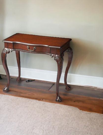 35" Dark Brown Writing Desk