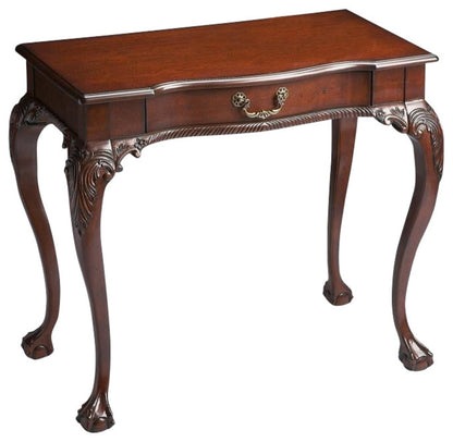 35" Dark Brown Writing Desk