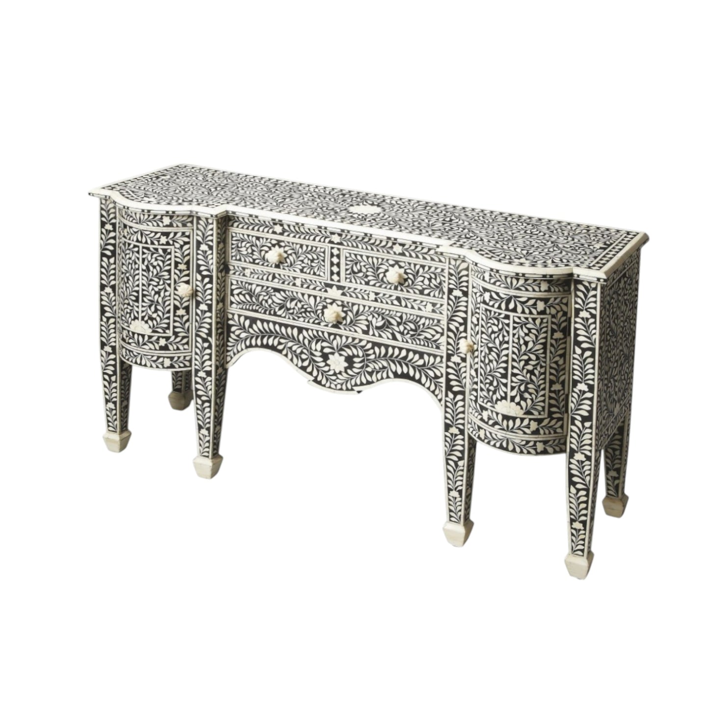 Victoria Black Bone Inlay Buffet