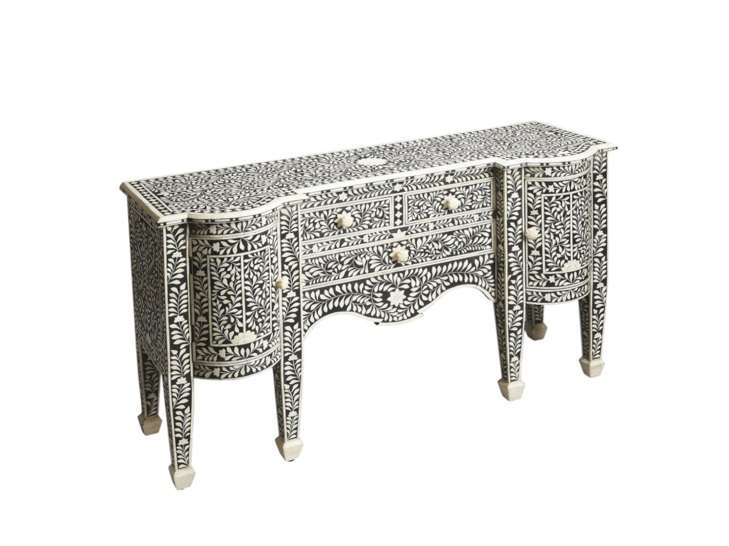 Victoria Black Bone Inlay Buffet