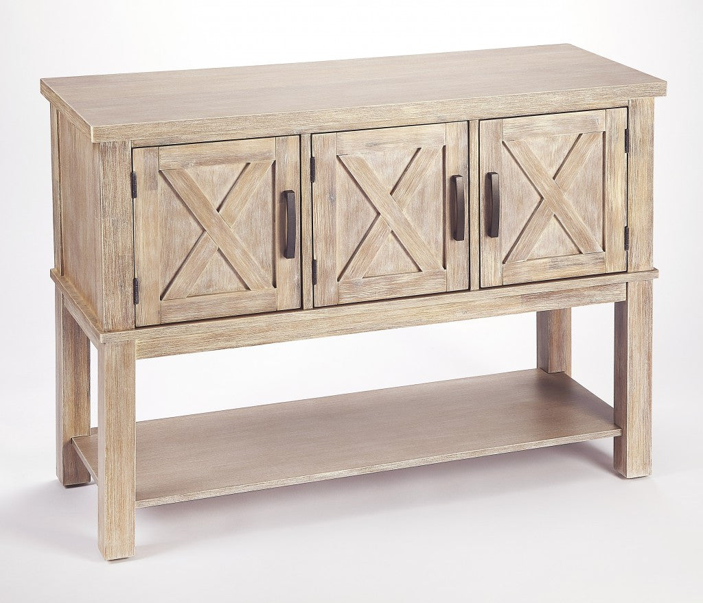 Rustic Natural Urban Gray Buffet Cabinet