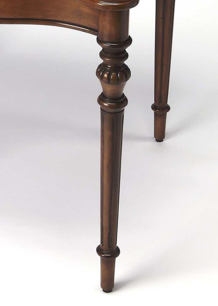 32" Brown Solid Wood Square Coffee Table