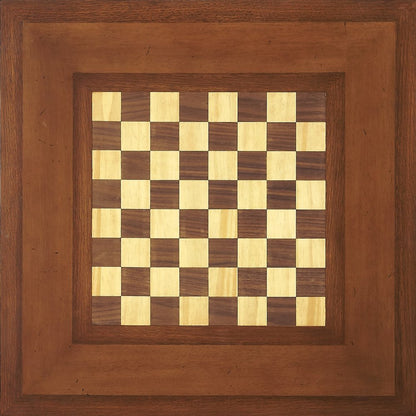 32" Brown Solid Wood Square Coffee Table