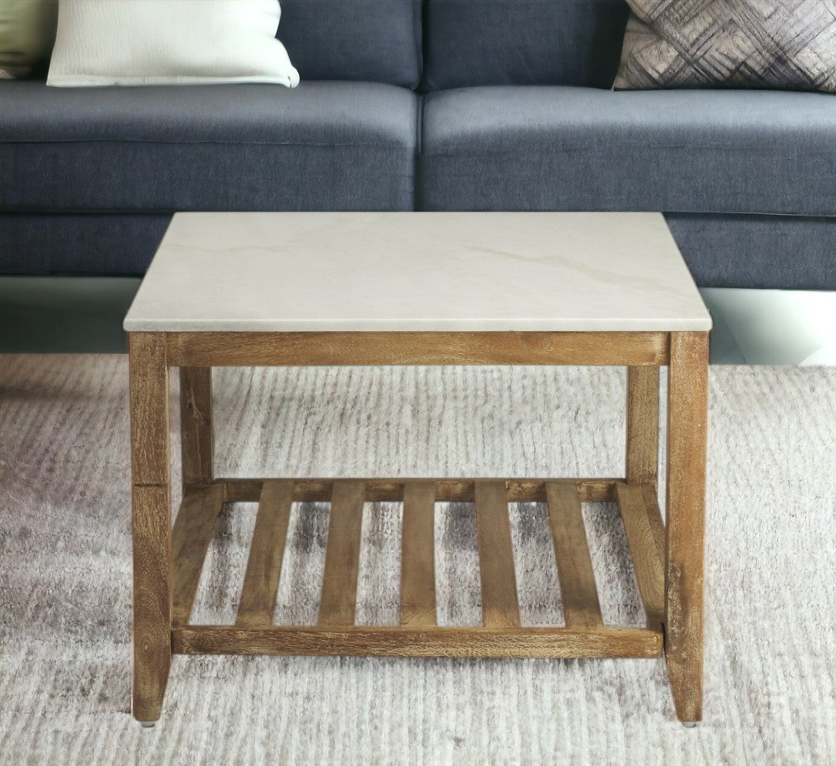 Marble Bunching Coffee Table