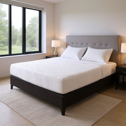 10.5" Hybrid Lux Memory Foam And Wrapped Coil Mattress Twin